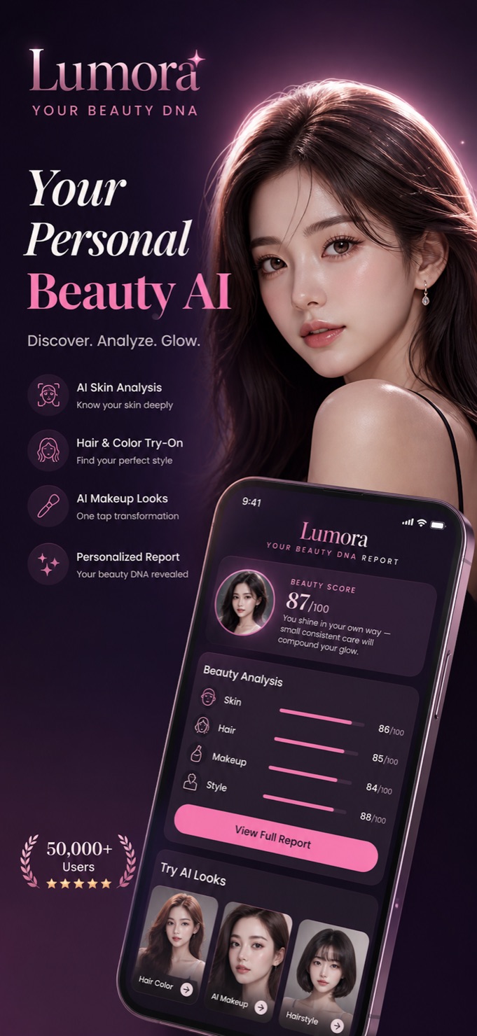 Lumora personal beauty AI cover